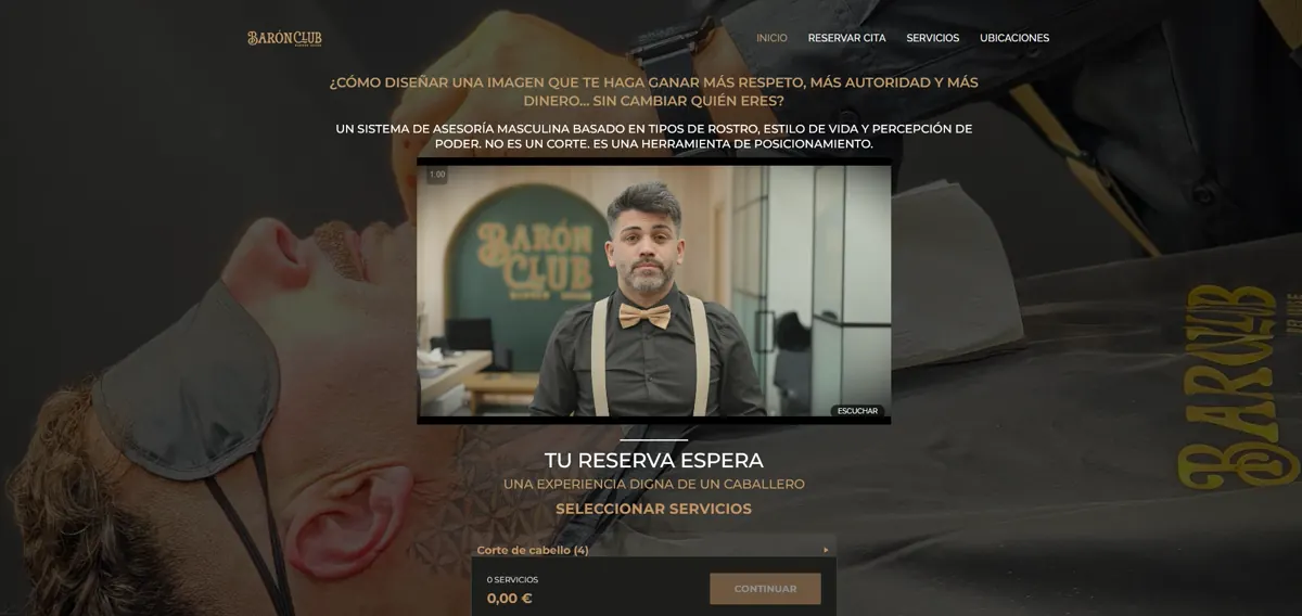 Barón Club — Desarrollador Web y Medios Pagados