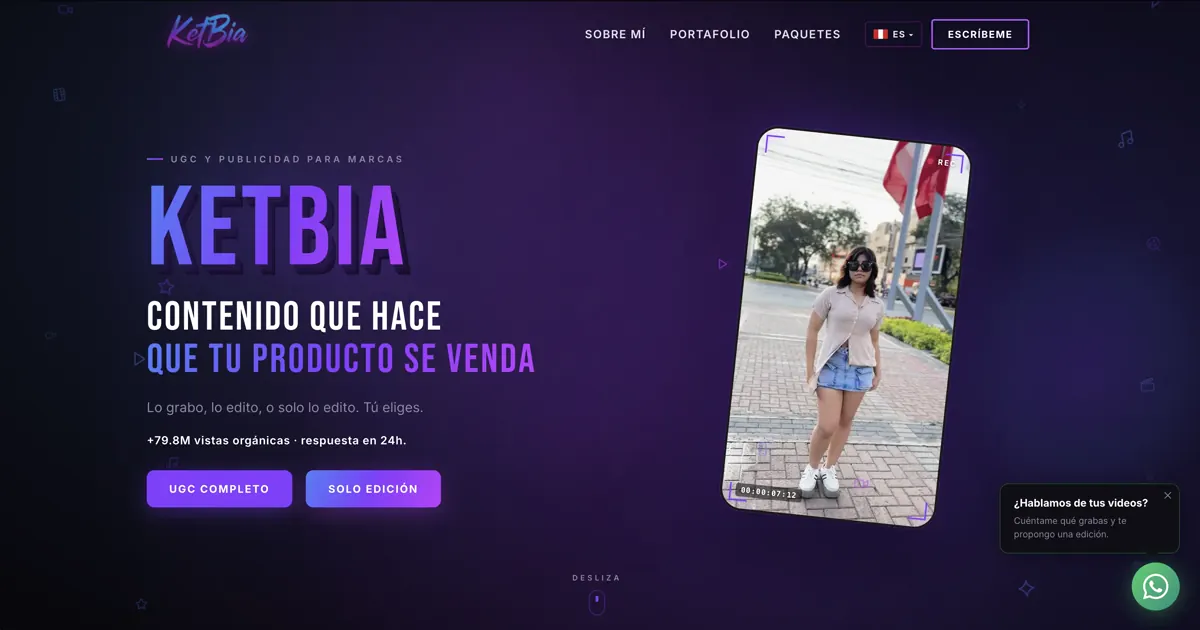 KetBia — Líder de Sistemas Web e Infraestructura